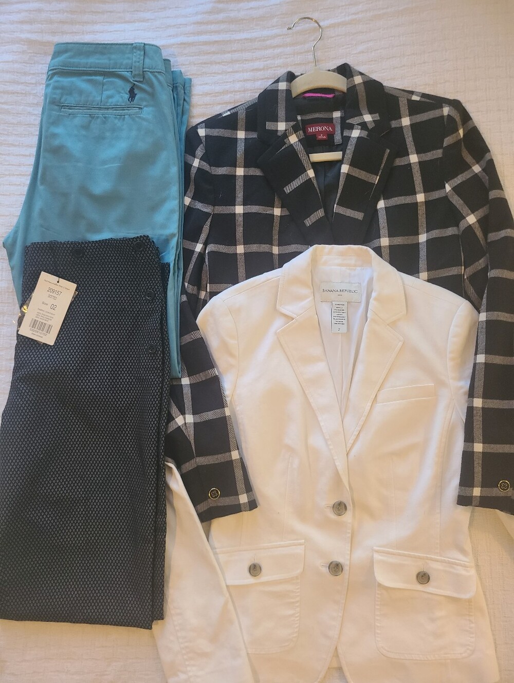 Lot X 4 Office Work Straight Pants Blazer Jacket Bundle Ralph Lauren Etcetera